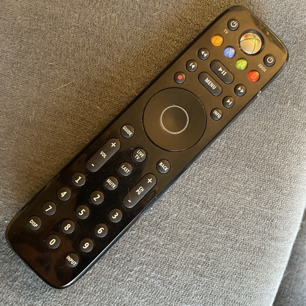 Official Microsoft Xbox 360 Media Remote‎ - Black